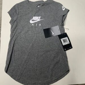 Girls Grey/White Nike Shirt